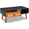 vidaXL Solid Acacia Wood Coffee Table 35.4"x19.7"x15.7"