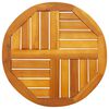 vidaXL Table Top Natural Solid Acacia wood Medium Durable Table Top
