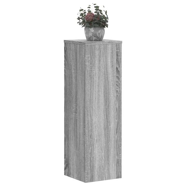 vidaXL Plant Stand Set of 2 Grey Sonoma Engineered wood
