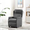 vidaXL Massage Chair Light gray 67.5 x 93.5 x 101.5 cm fabric