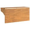 vidaXL Wall-mounted Coat Rack Acacia Finish Solid pinewood, engineered wood