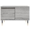 vidaXL Coffee Table Grey Sonoma Engineered wood, metal Compact