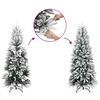 vidaXL Artificial Christmas Tree with 300 LEDs White 82.68 in