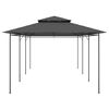 vidaXL Gazebo Anthracite Tubular Steel Large UV-Resistant Materials