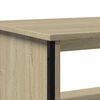 vidaXL Coffee Table Sonoma oak Engineered wood and metal Medium
