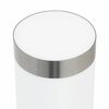 vidaXL Outdoor Wall Light Silver 12 x 7.5 x 27 cm Stainless steel
