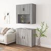 vidaXL Highboard Grey sonoma Engineered wood Medium Highboard