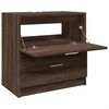 vidaXL Sink Cabinet Brown Oak Engineered Wood Medium Sink Cabinet