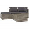 vidaXL Garden Lounge Set Gray