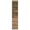vidaXL Highboard Artisan oak Engineered wood Tall Cabinet Rectangular