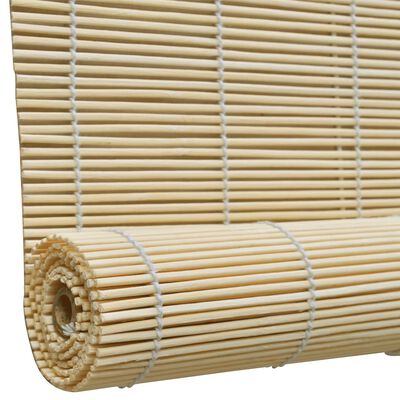 Natural Bamboo Roller Blinds 47.2" x 86.6"