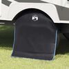 vidaXL Wheel Cover Black and Blue 42.52 x 29.92 in Oxford