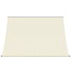 vidaXL Retractable Awning Cream 78.7"x59.1" Fabric and Steel