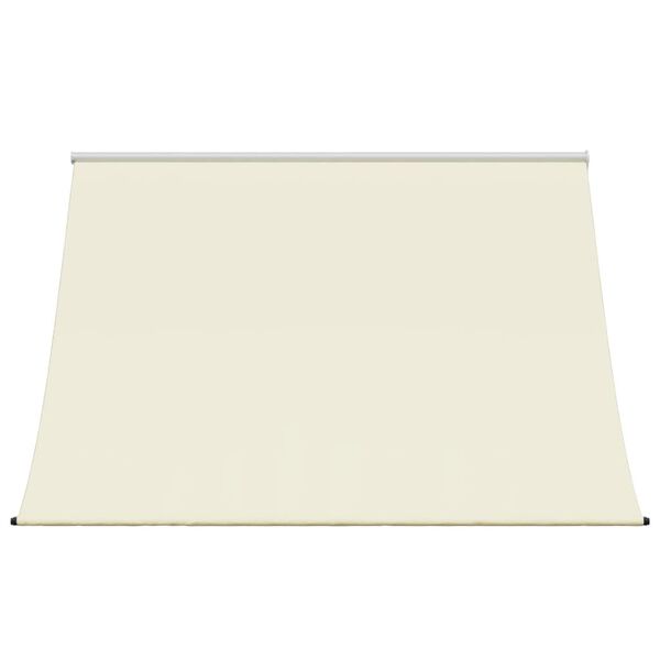 vidaXL Retractable Awning Cream 78.7"x59.1" Fabric and Steel