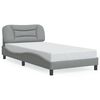 vidaXL Bed Frame Light Gray