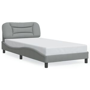 vidaXL Bed Frame Light Gray