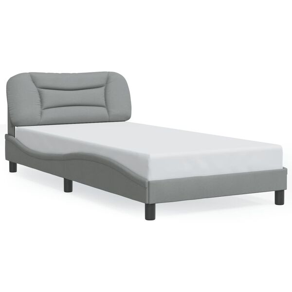 vidaXL Bed Frame Light Gray