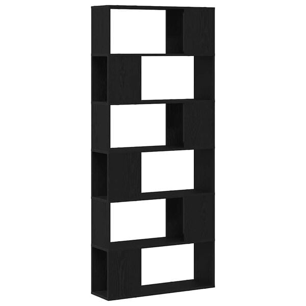 vidaXL TV Cabinet Set Black 31.50 x 9.45 x 73.23 in Engineered Wood