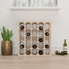 vidaXL Wine Rack 23.0x13.0x23.8" Solid Wood Pine