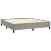 vidaXL Bed Frame Light Gray