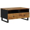 vidaXL Coffee Table 31.5x21.3x15.7" Solid Wood Mango&Engineered Wood