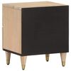 vidaXL Bedside Cabinet Bleached natural wood