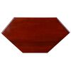 vidaXL Corner TV Cabinet Dark brown Solid mahogany wood Compact corner
