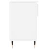 vidaXL Shoe Cabinet White 40.2x14.2x23.6" Engineered Wood