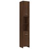 vidaXL Bathroom Furniture Set Brown Oak Engineered Wood