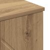 vidaXL Bathroom Cabinet with Door Artisan Oak 11.81 x 12.40 x 24.02 in