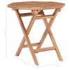 vidaXL Outdoor Table Fine sanded teak Solid Teak wood Small Foldable