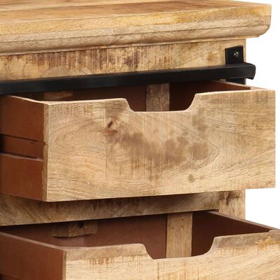 vidaXL Sideboard 31.4"x11.8"x23.6" Solid Mango Wood