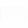 vidaXL Field Fence Silver 328.08 x 2.62 ft Galvanised steel
