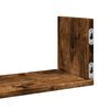vidaXL Wall Shelf Smoked Oak Engineered Wood Medium Wall Mounting