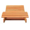 vidaXL Sun Lounger Set of 2 Wax brown Solid pine wood Standard
