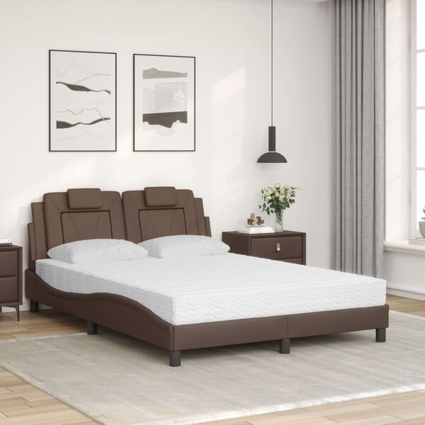 vidaXL Bed Brown