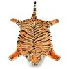 vidaXL Carpet Brown with tiger stripes Polyester 56.7 in x 30.7 in Rug