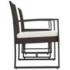vidaXL Garden Dining Set Brown and Anthracite