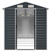 vidaXL Garden Shed Anthracite Galvanized steel Large Garden Shed