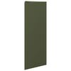 vidaXL Garden Planter Set of 2 Olive green Steel Large Durable