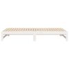 vidaXL Day Bed White Solid pine wood Double Convertible Day Bed