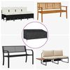 vidaXL Garden Bench Cover 78.74 x 39.37 x 35.04 in 420D Oxford Fabric
