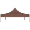vidaXL Party Tent Roof 14.8'x9.8' Brown 0.9 oz/ft²