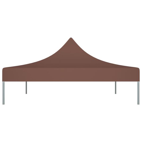 vidaXL Party Tent Roof 14.8'x9.8' Brown 0.9 oz/ft²