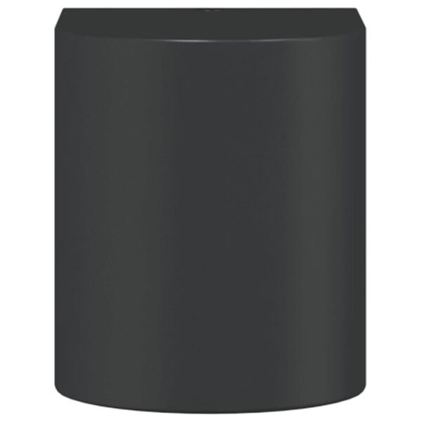 vidaXL Outdoor Wall Light Black Die-cast Aluminum, Glass