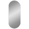 vidaXL Wall Mirror Silver Glass, PVC 31.5 x 13.8 in Wall mounting