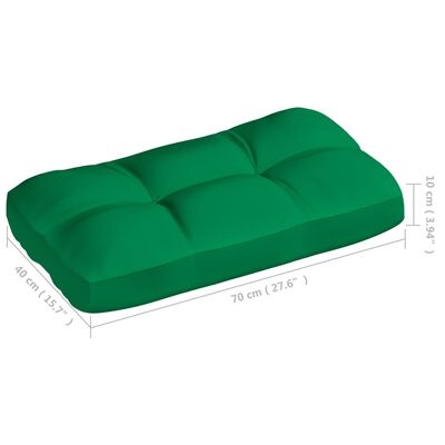 vidaXL Pallet Sofa Cushions 5 pcs Green