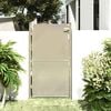 vidaXL Garden Gate 39.4" x 68.9" Stainless Steel