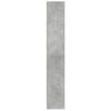 vidaXL Bookcase Concrete Grey Engineered Wood Tall Bookcase