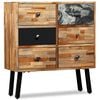 vidaXL Side Cabinet Brown Reclaimed teak 27.6x11.8x29.9 in Side Cabinet